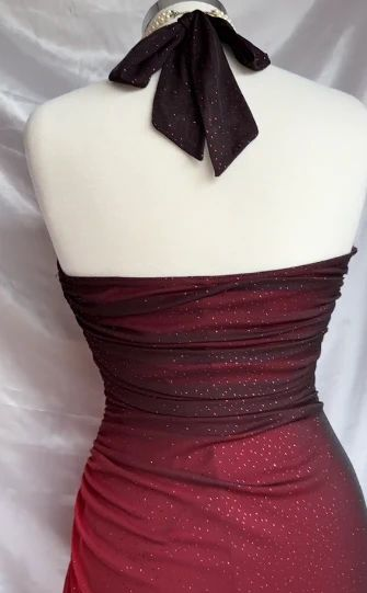 Shiny Halter Chiffon Dark Teal Prom Dress New Arrive Long Party Evening Gown
