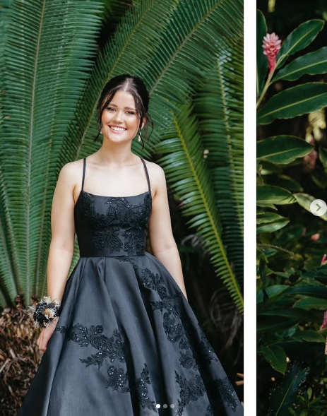 Chic Black Satin Long Prom Dress A Line Party Evening Gown