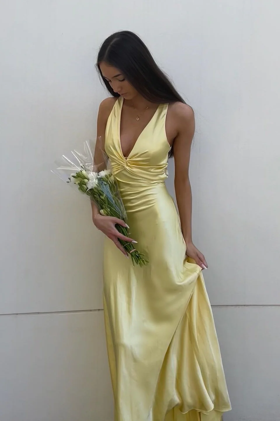 Charming Sheath/Column Prom Dress,Modest Evening Dress