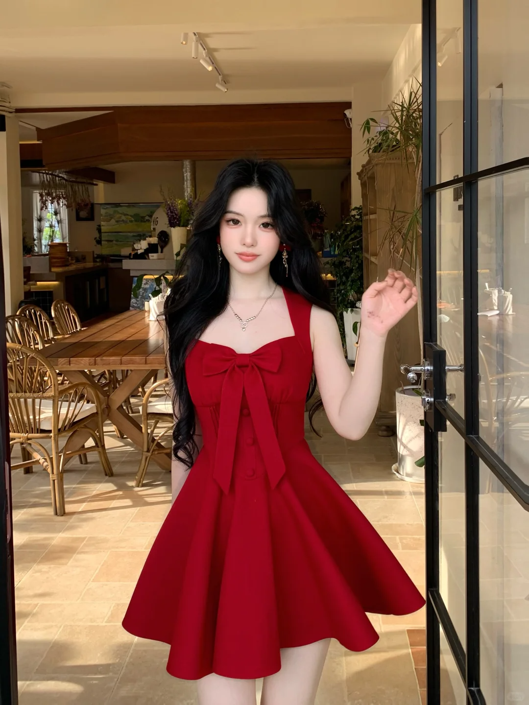 Vintage Red Satin A Line Short Birthday Outfits 7th Grade Homecoming Dress