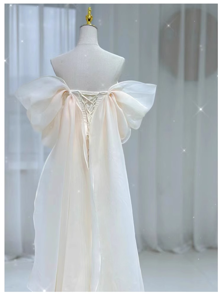Vintage Mermaid Short Sleeves White Long Wedding Dresses
