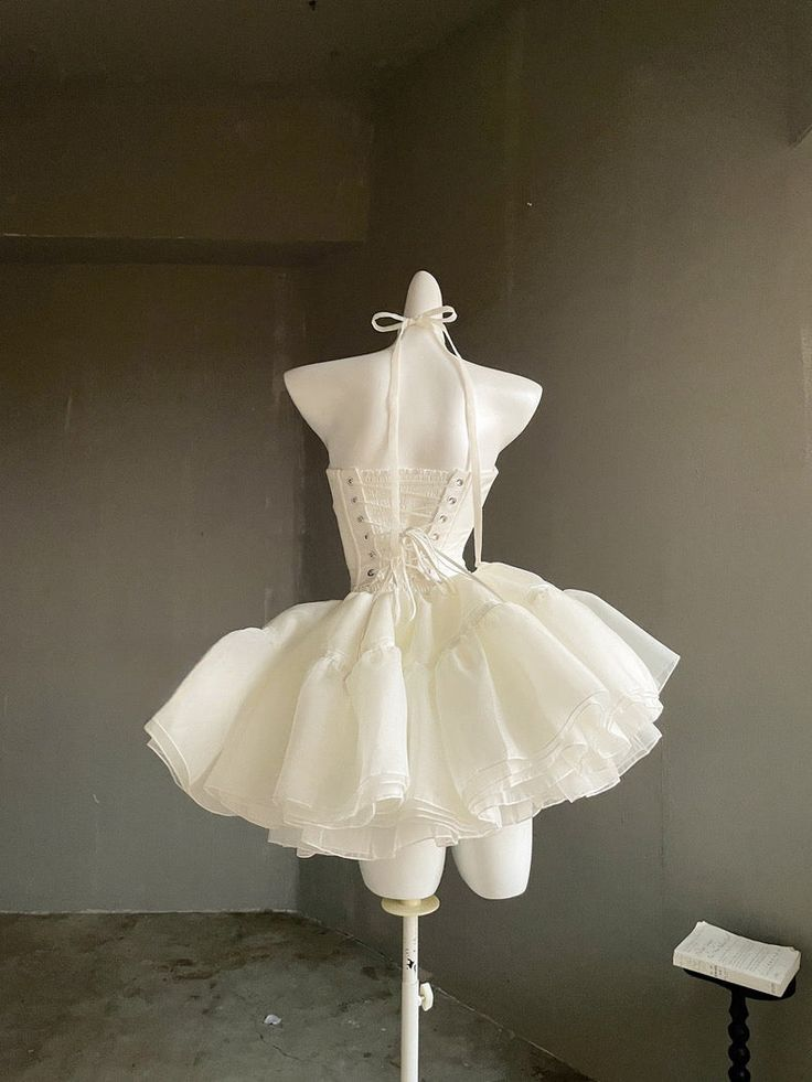 Sweet Princess Yellow Organza Birthday Dress Short Party Dress With Bow