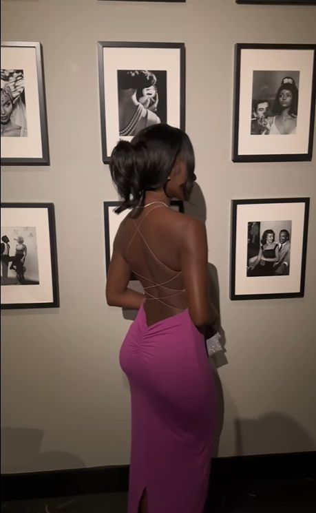 Sexy Fuchsia Sheath Evening Dress With Lace-up Back