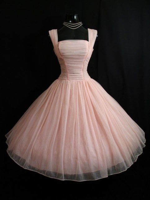 Modest Ball Gown Straps Tulle Birthday Outfits Homecoming Dress