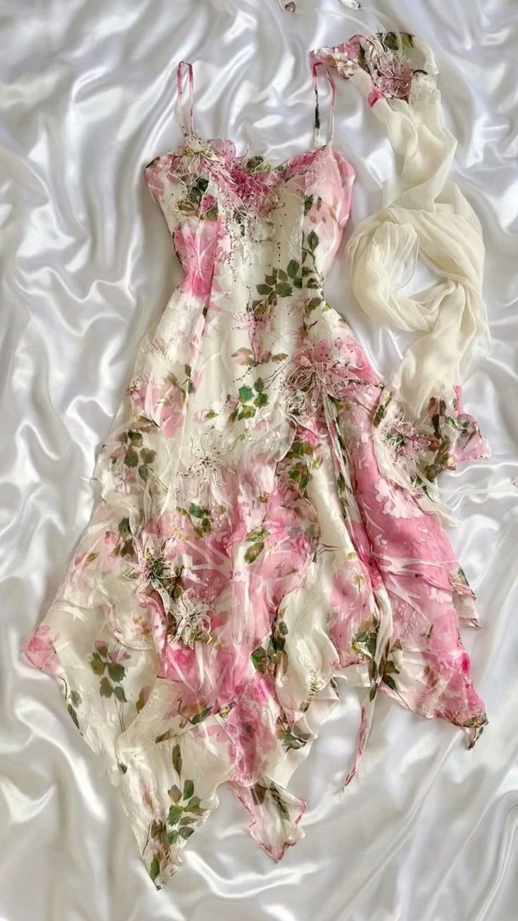 Sexy A line Spaghetti Straps Floral Pink Short Homecoming Dresses Cocktail Dress