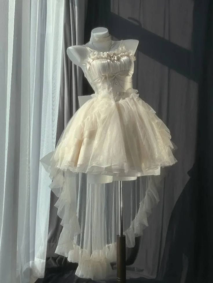 Cute A line Strapless Ruffles Ivory Homecoming Dress Short Birthday Outfits