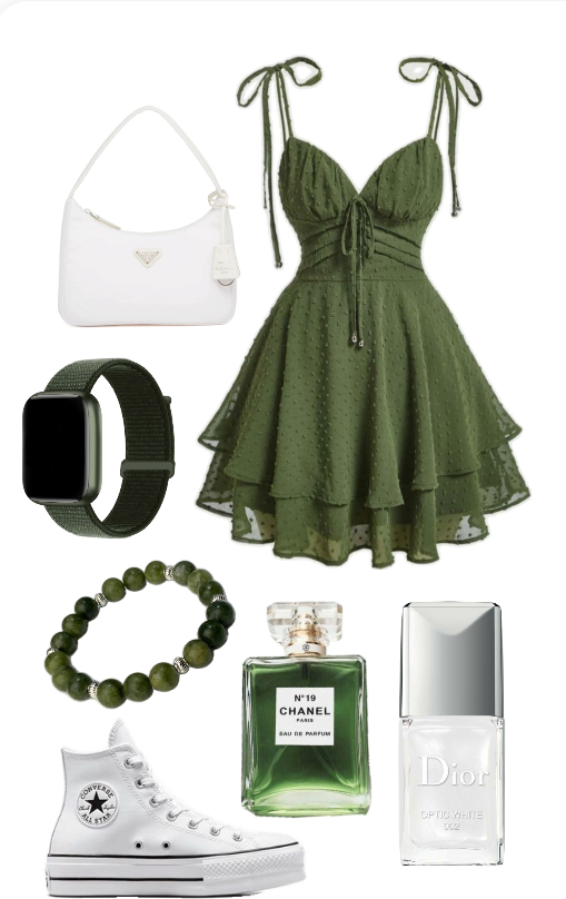 Cute A line Spaghetti Straps Green Homecoming Dress Short Birthday Outfit