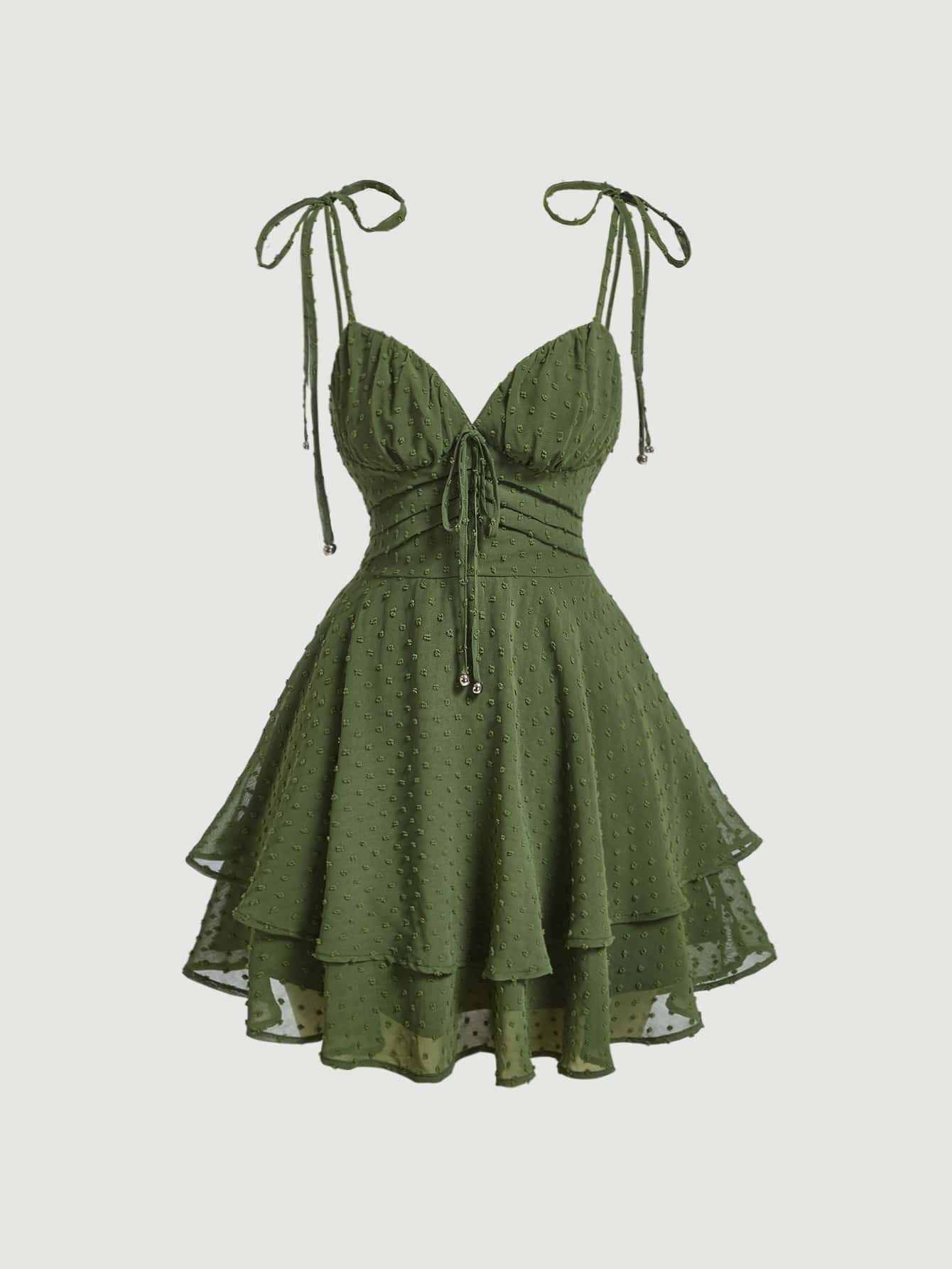 Cute A line Spaghetti Straps Green Homecoming Dress Short Birthday Outfit
