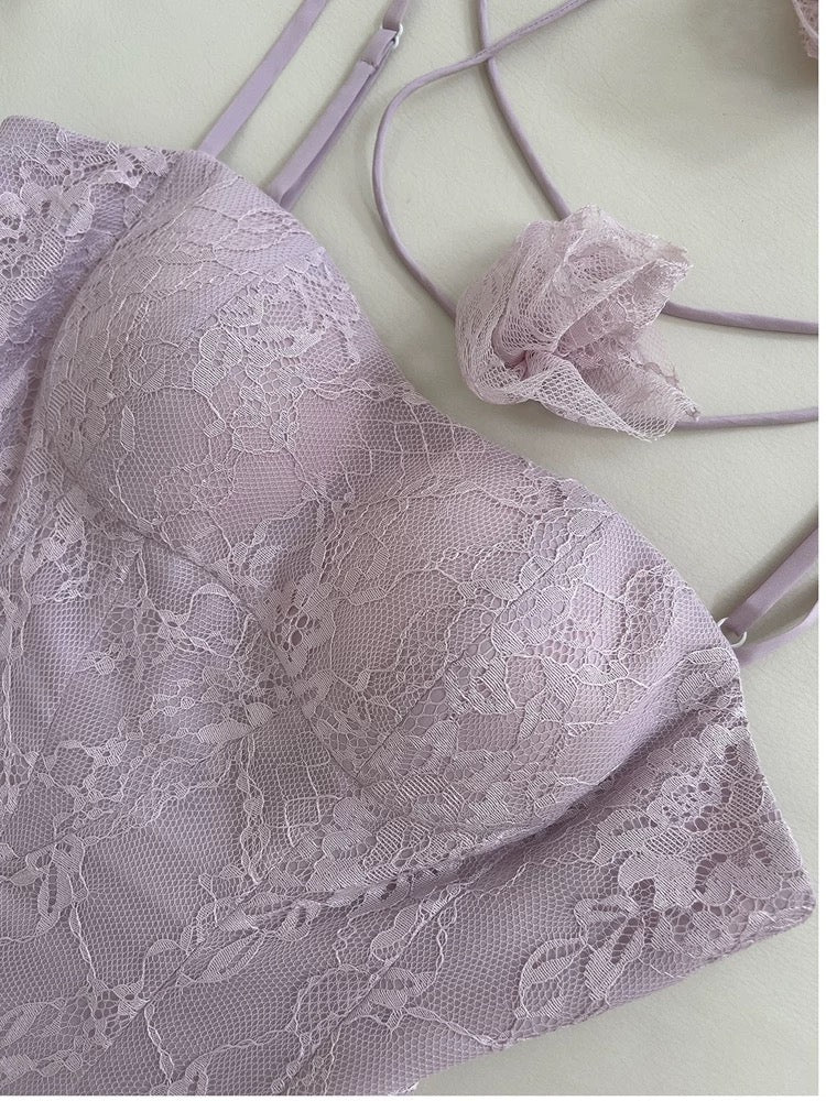 Modest A line Spaghetti Straps Lace Lilac Short Homecoming Dresses Birthday Outfits