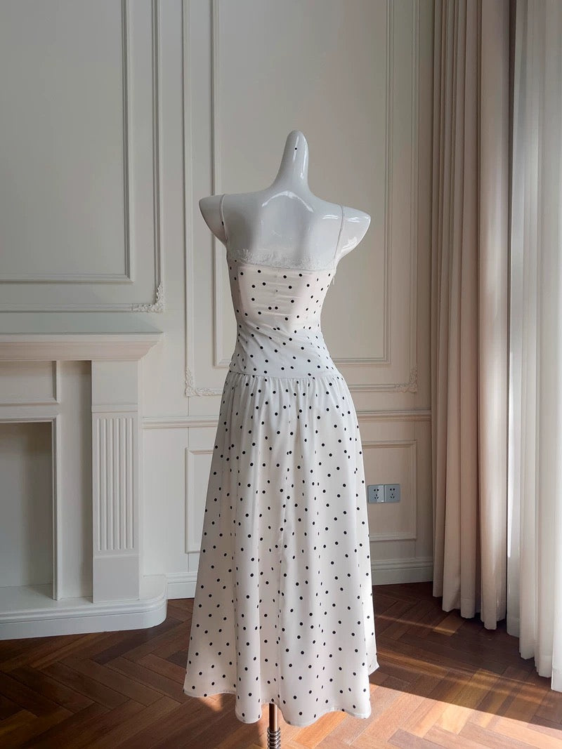 Modest A line Spaghetti Straps White Chiffon Prom Dress Formal Dresses