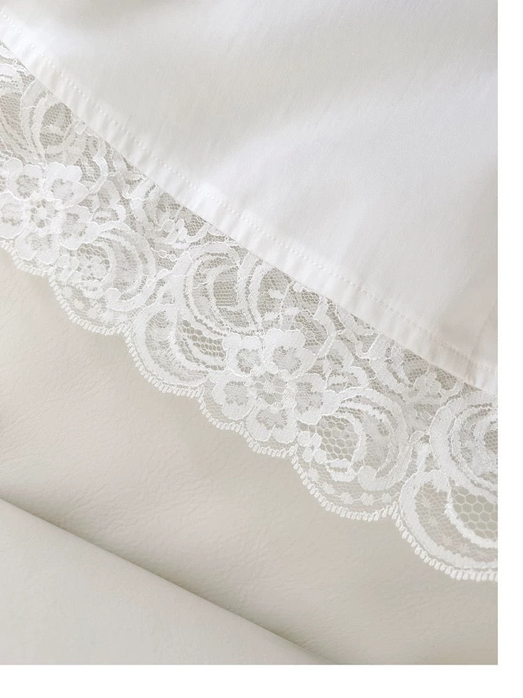 Simple A Line Straps Chiffon Short Lace White Homecoming Dresses Birthday Outfit