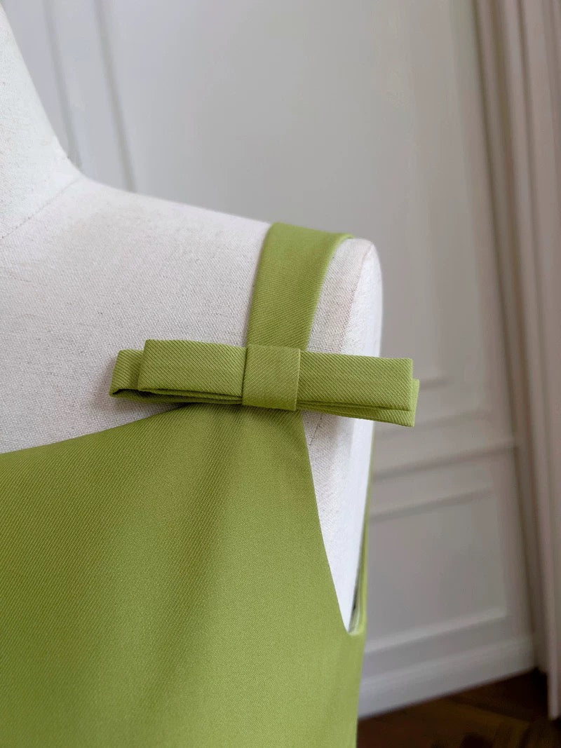 Simple A line Straps Green Short Homecoming Dresses Birthday Outfit