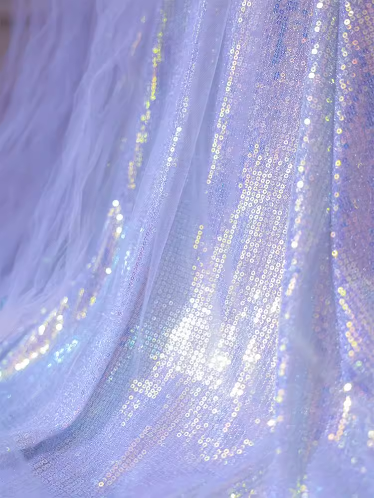 Sexy Mermaid Off The Shoulder Light Lilac Long Prom Dresses Tulle Birthday Outfits
