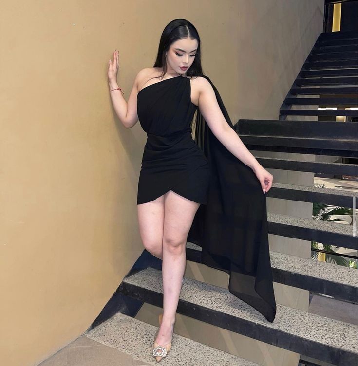 16th Birthday Black Homecoming Dress One Shoulder Tight Short Mini Party Dress