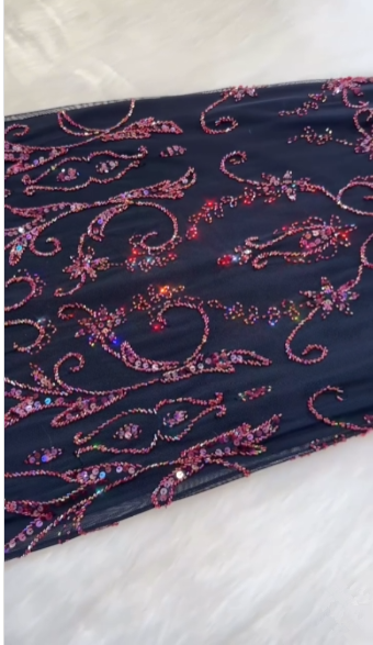 Gorgeous Sheath Strapless With Beads Long Tulle Prom Dresses Evening Dress