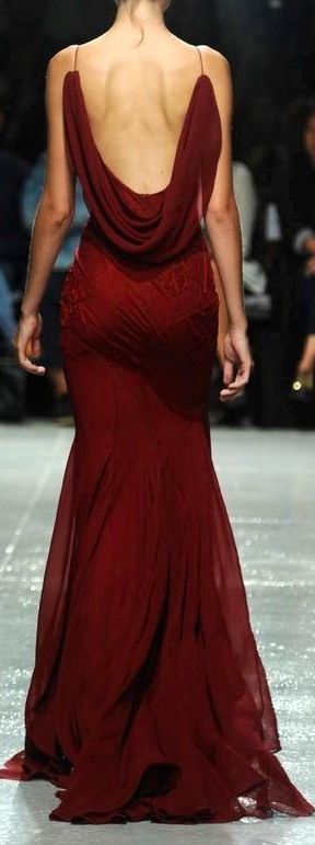 Vintage Mermaid Spaghetti Straps Burgundy Floor Length Prom Dresses Evening Dress