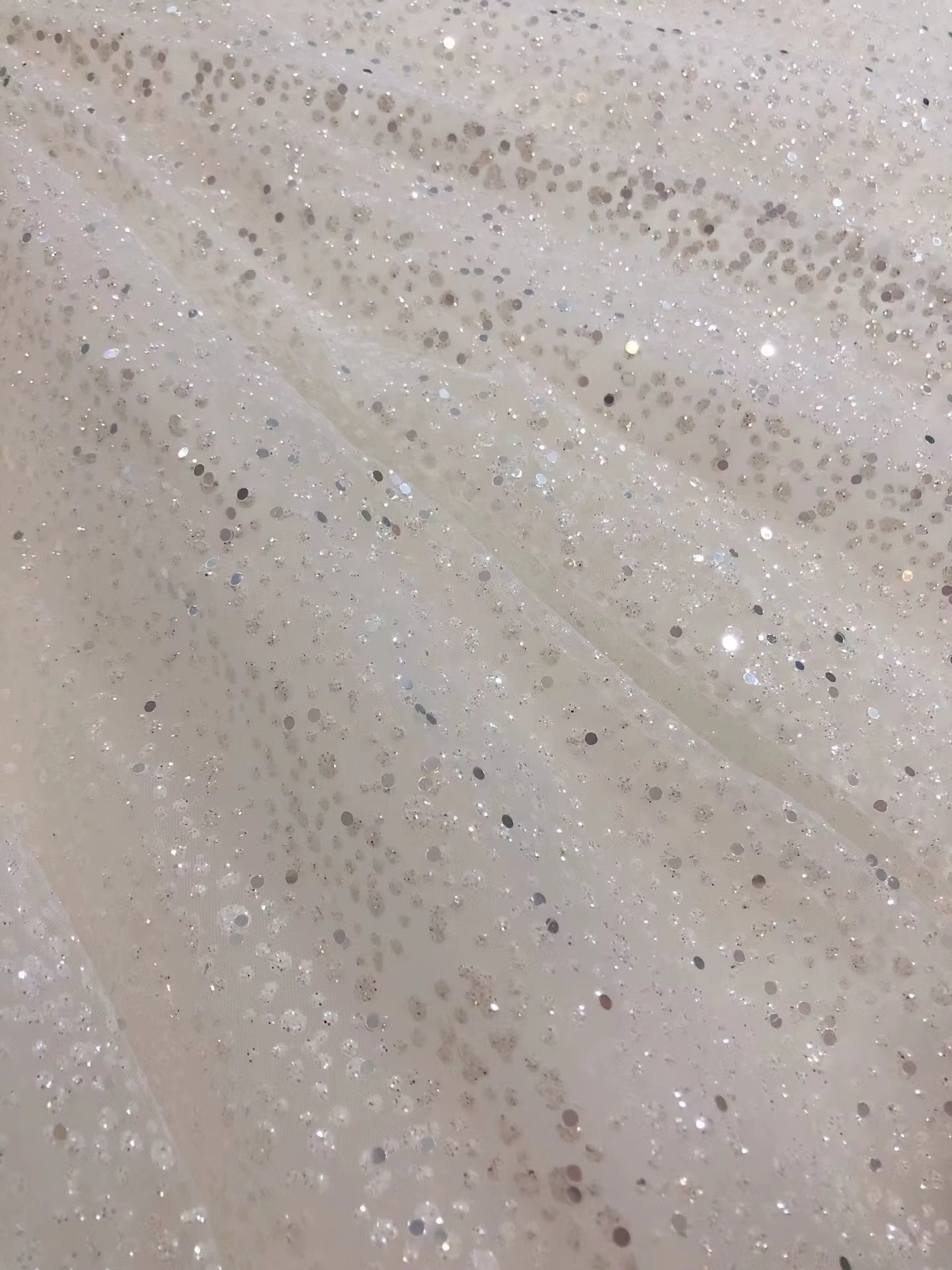 Pretty A Line Spaghetti Straps Silver Sequin Long Prom Dress Evening Dresses
