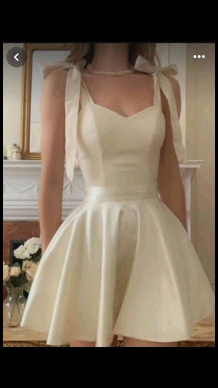 Elegant Straps A line Party Dress Homecoming Dresses