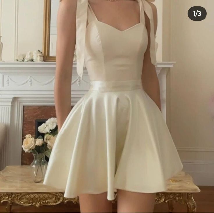 Elegant Straps A line Party Dress Homecoming Dresses