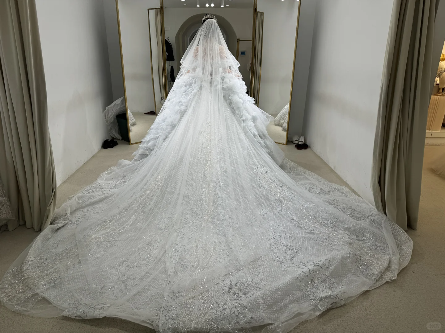 Timeless Ball Gown Off The Shoulder Satin Tulle Sequin Beaded With Veil Long Wedding Dresses