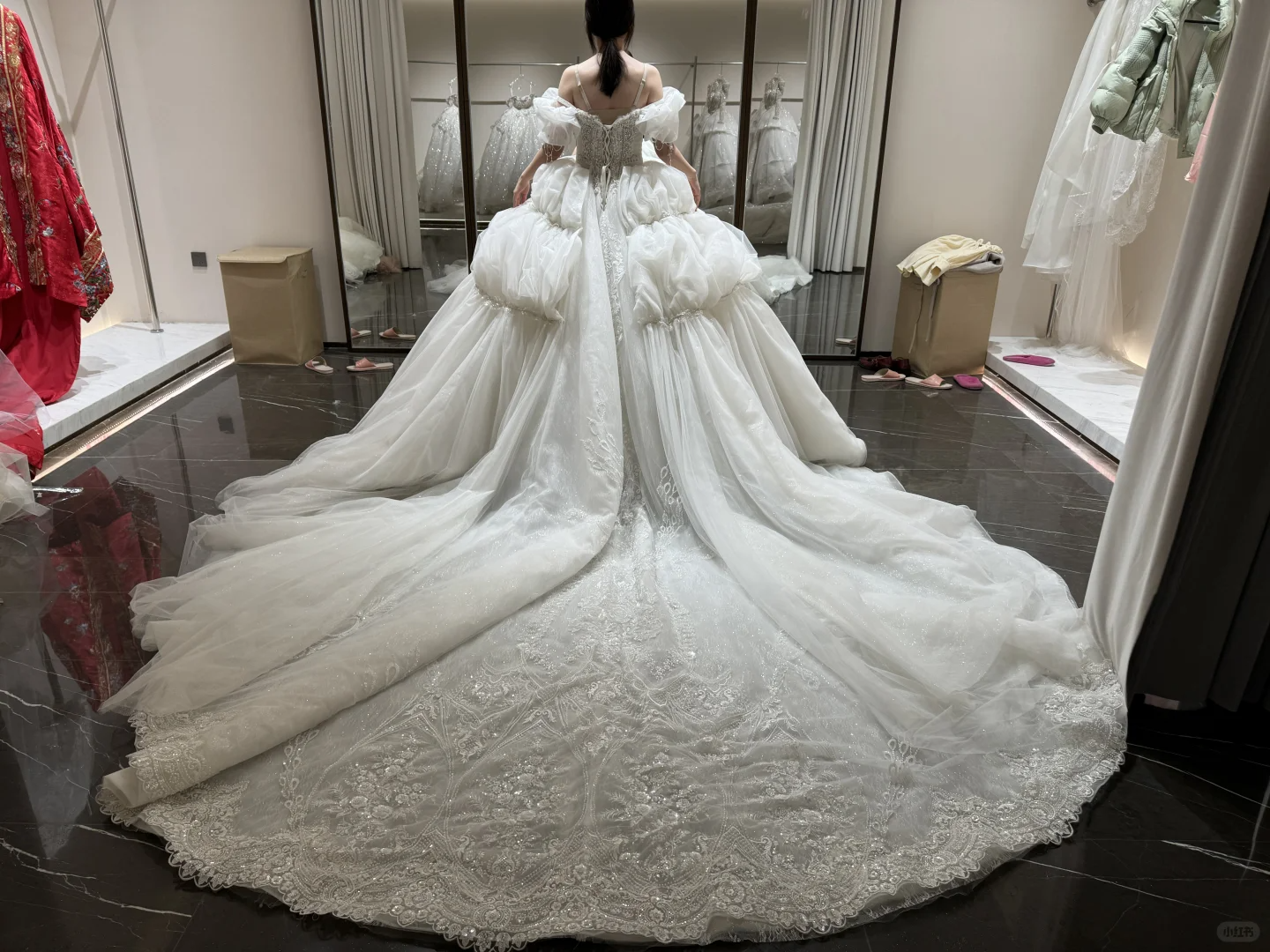 Vintage Ball Gown Off The Shoulder Satin Tulle Applique With Veil Long Wedding Dresses