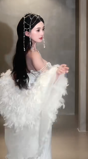 Vintage Mermaid Off The Shoulder Satin Beaded Long Wedding Dresses