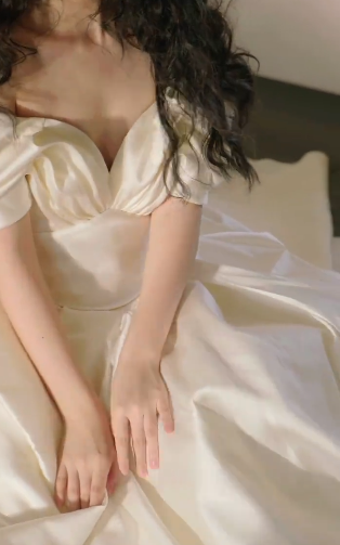 Classy Ball Gown Off The Shoulder Satin Long Wedding Dresses