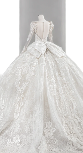 Timeless Ball Gown Tulle Lace Sequin Long Sleeves Long Wedding Dresses
