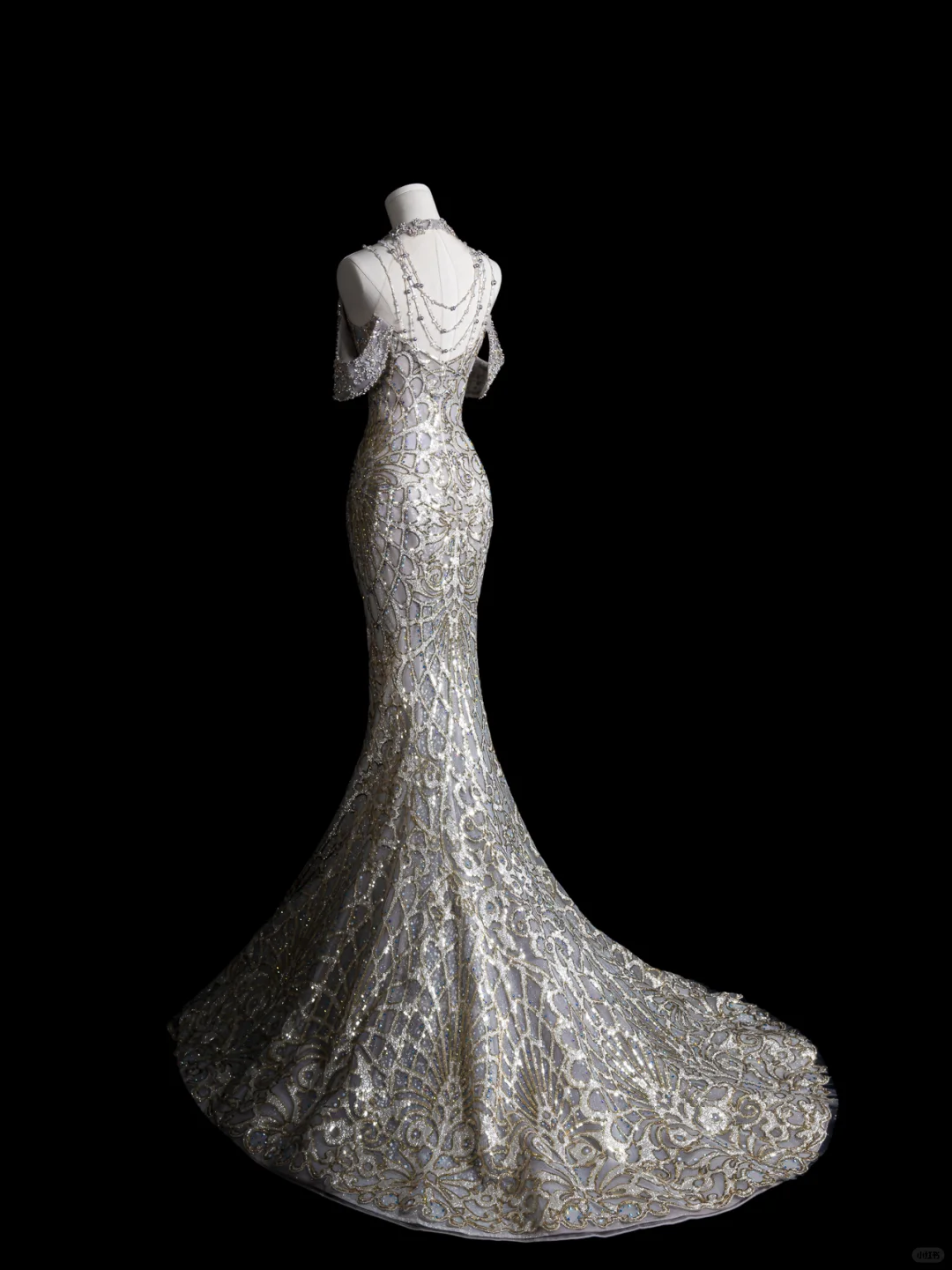 Dreamy Mermaid Off The Shoulder Sequin Beaded Long Wedding Dresses