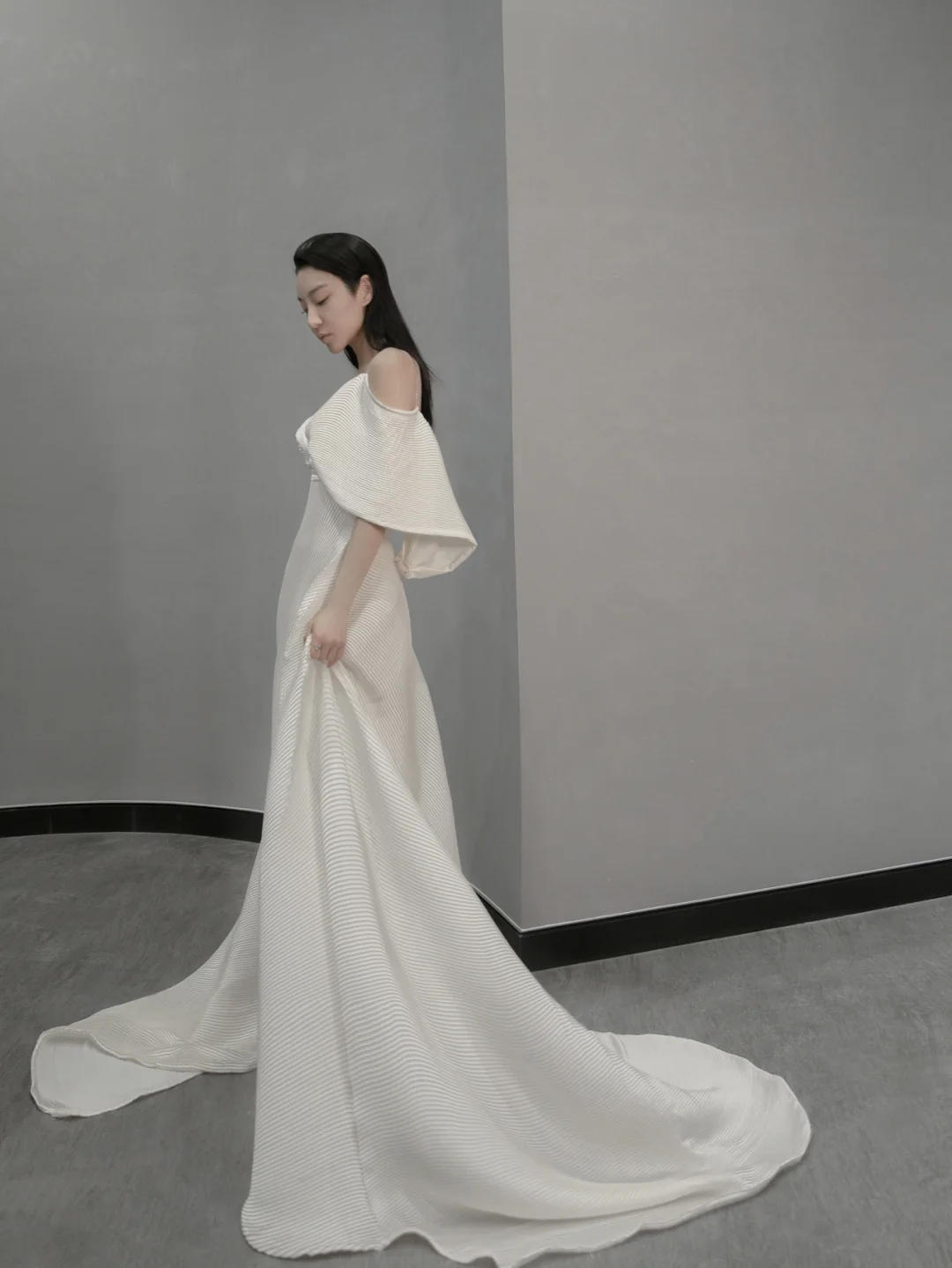 Unique A Line Spaghetti Straps Satin Long Wedding Dresses