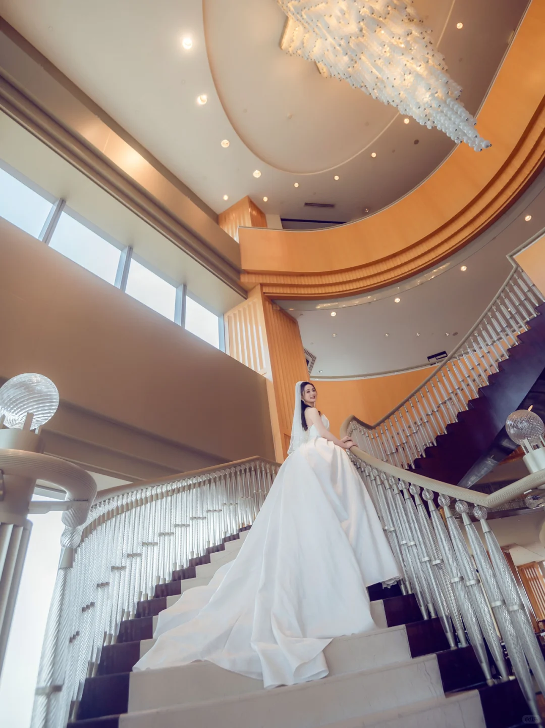 Elegant Ball Gown Strapless Satin With Veil Long Wedding Dresses
