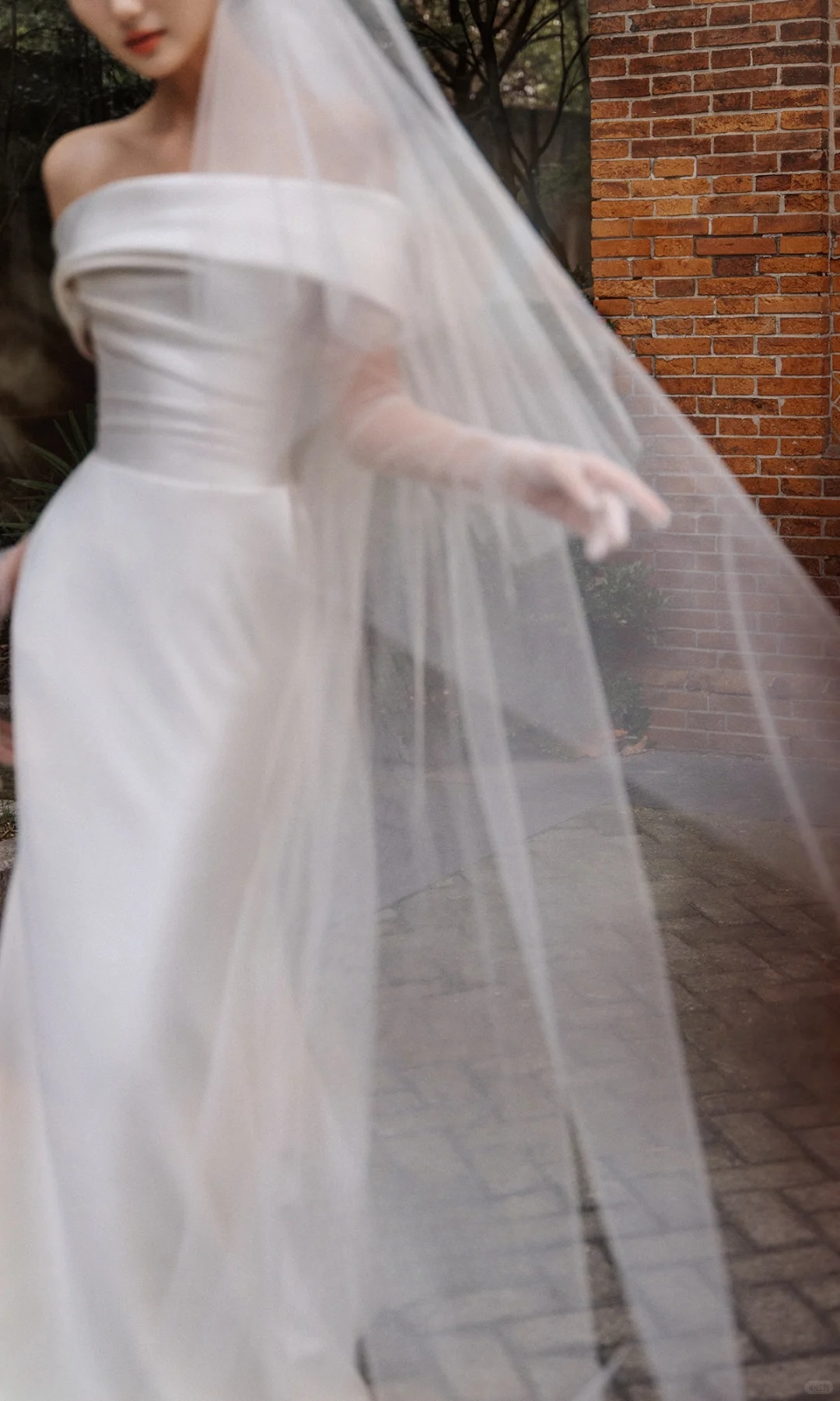 Elegant Mermaid Off The Shoulder Satin Tulle With Veil Long Wedding Dresses