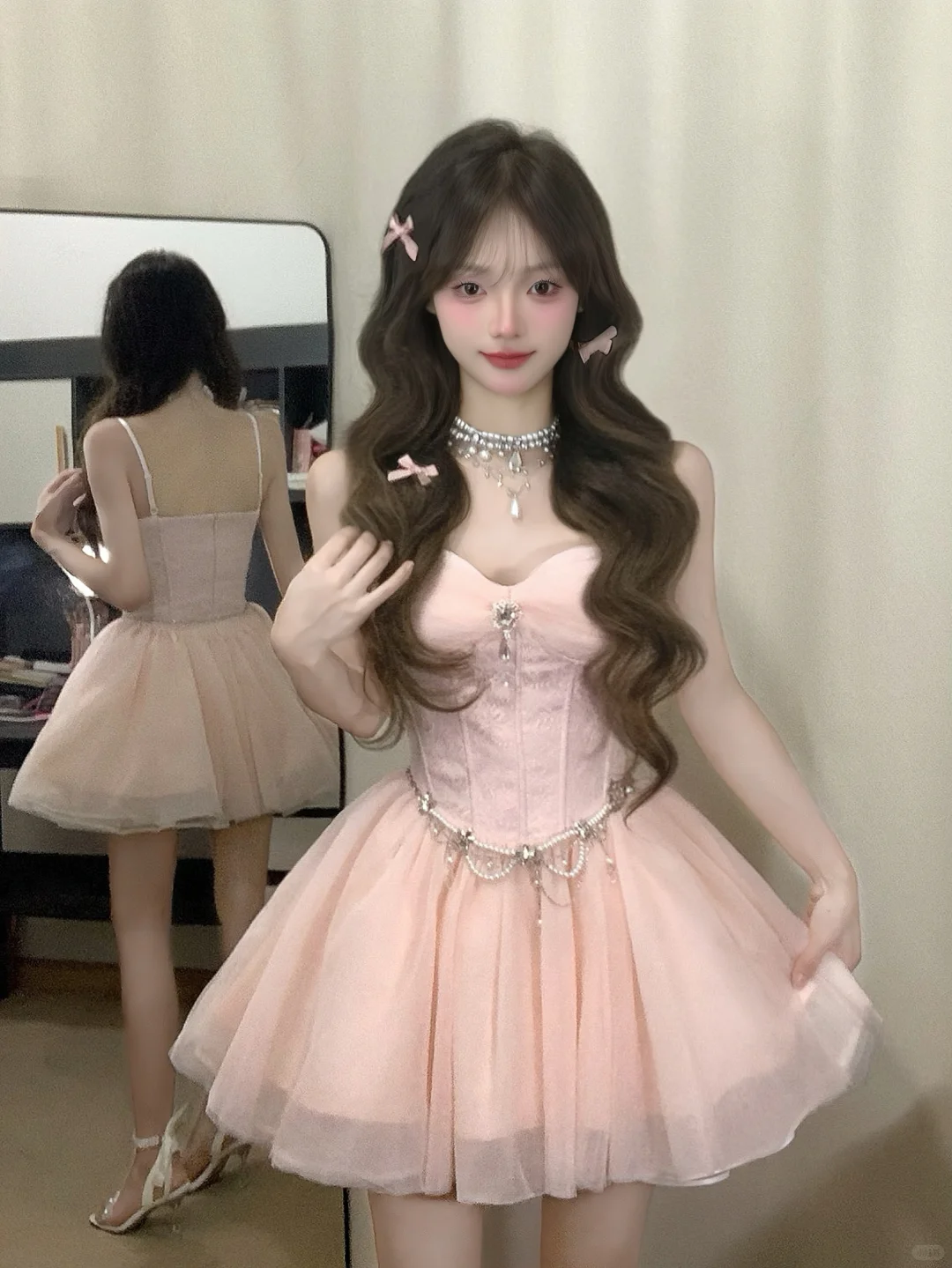 Cute A Line Spaghetti Straps Satin Tulle Short Homecoming Dress 17th Birthday Outfits