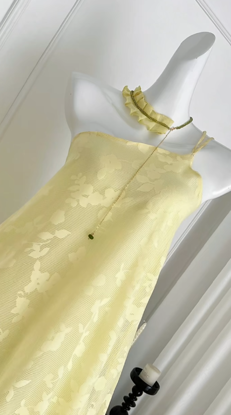 Pastel Yellow A Line One Shoulder Strap Chiffon Applique Short Homecoming Dress 17th Birthday Outfits