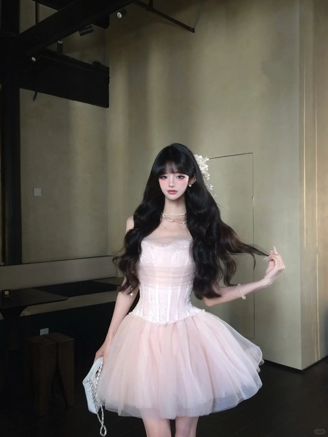 Princess 18th Pink Ball Gown Strapless Tulle Short Homecoming Dress Birthday Outfits