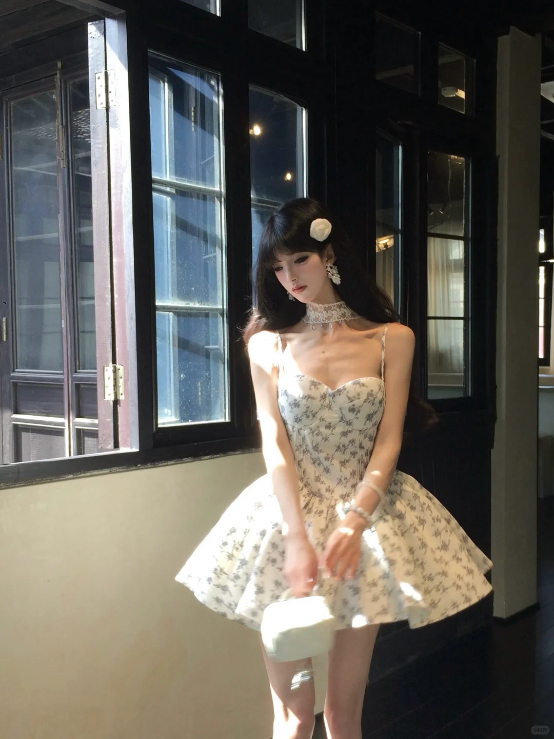 Pretty 19th A Line Spaghetti Straps Satin Printed Short Homecoming Dress Birthday Outfits