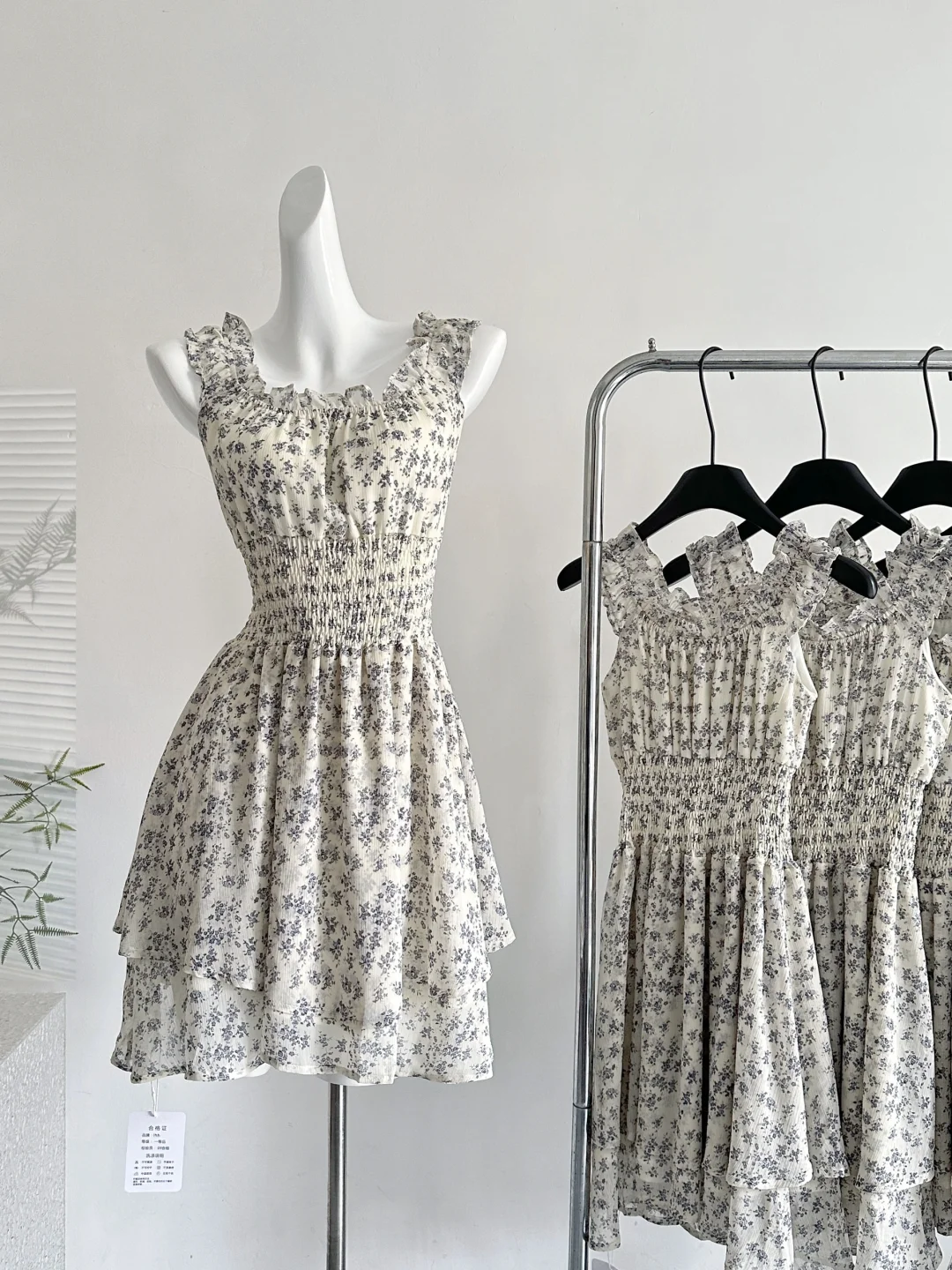 Unique 18th A Line Chiffon Printed Short Homecoming Dress Birthday Outfits