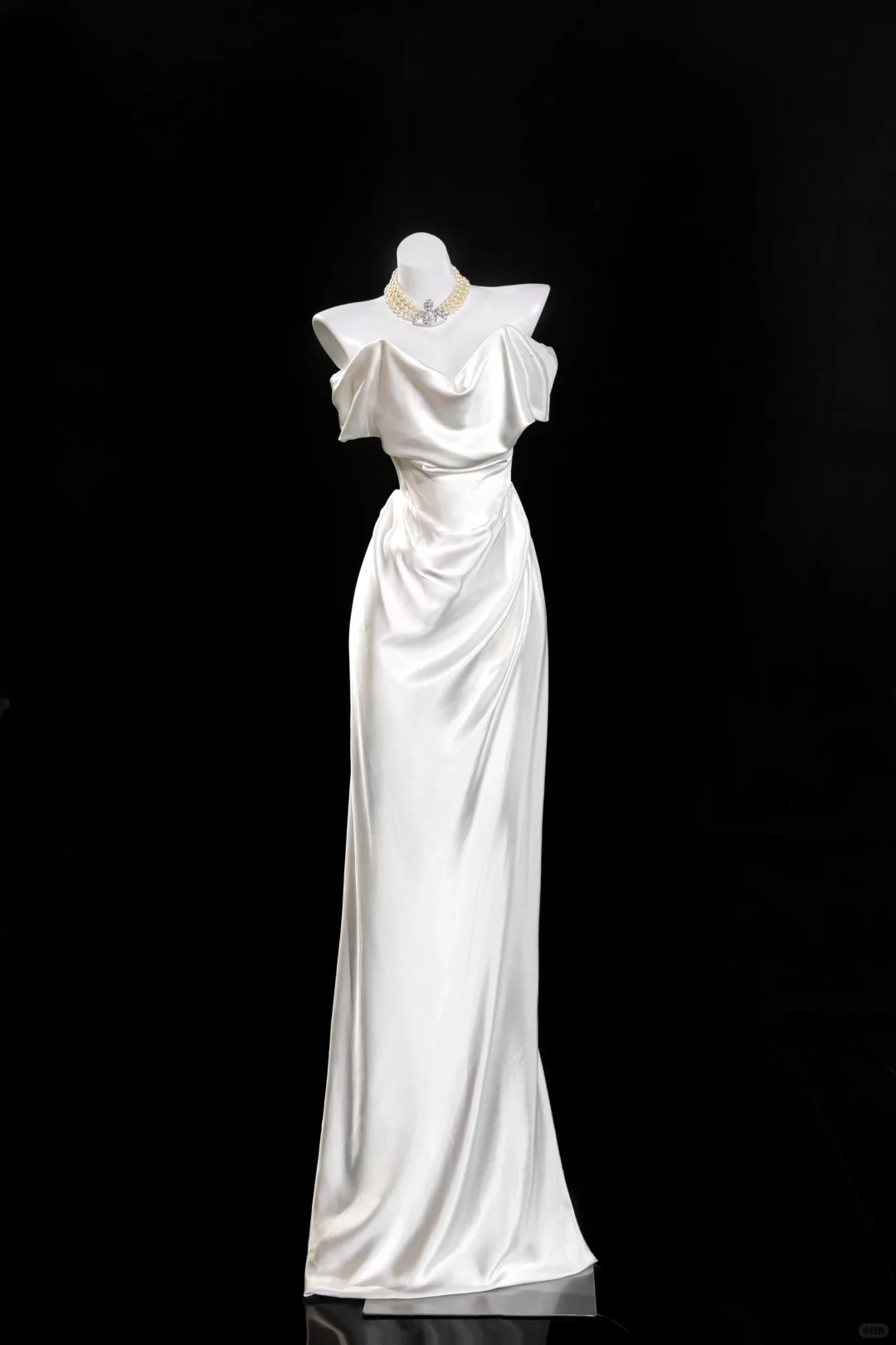 Simple Elegant Mermaid Off The Shoulder Satin Long Prom Dresses Formal Dress