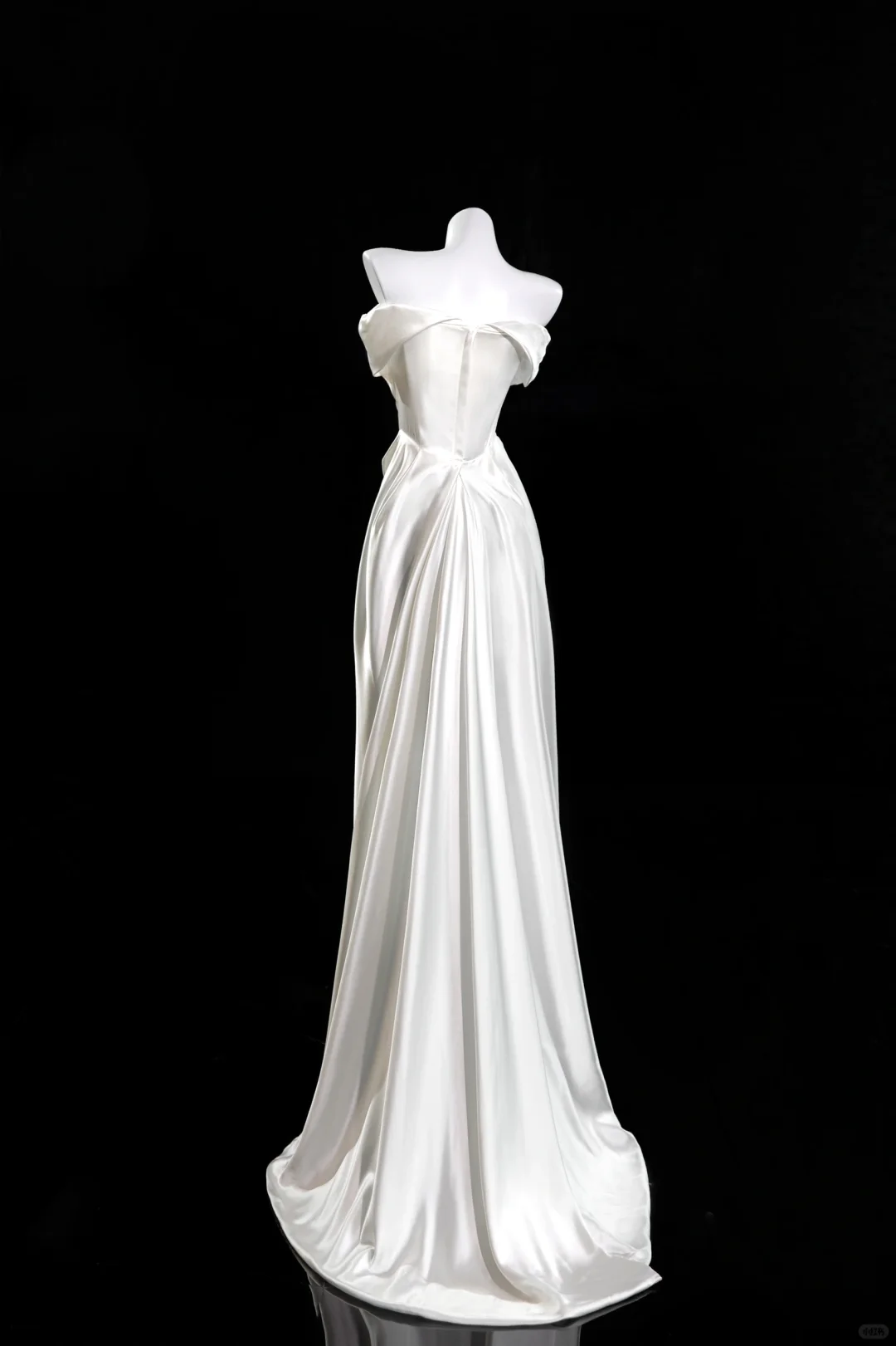 Simple Elegant Mermaid Off The Shoulder Satin Long Prom Dresses Formal Dress