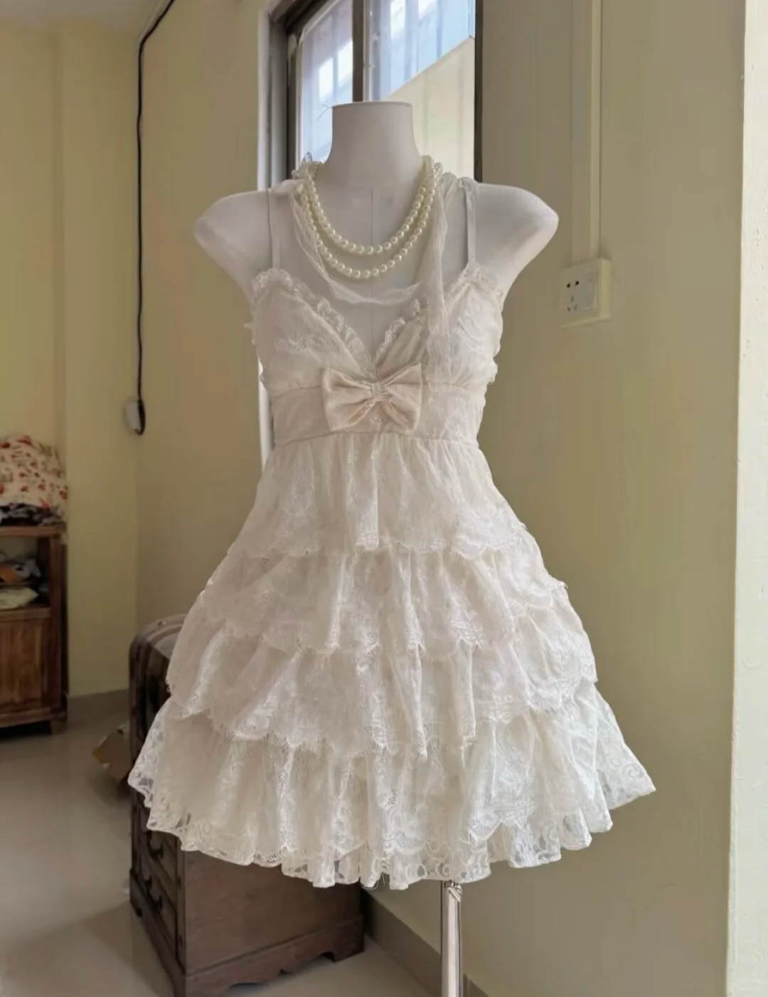 Princess A Line Spaghetti Straps Satin Lace Short Homecoming Dress 18th Birthday Outfits