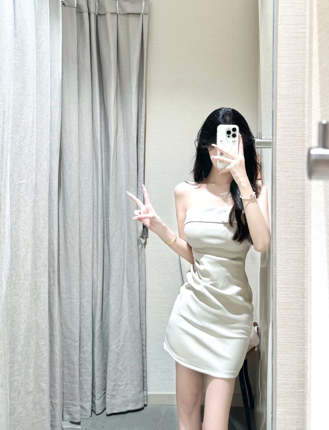 Simple Mermaid Strapless Satin Short Homecoming Dress 20th Birthday Outfits