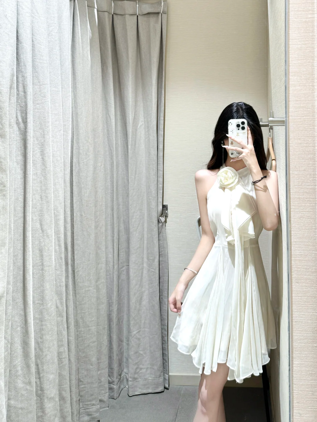 Classy A Line Halter Chiffon Short Homecoming Dress 20th Birthday Outfits