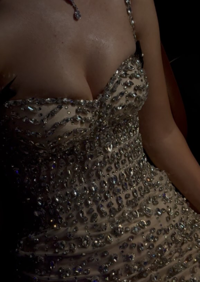 Gorgeous Mermaid Spaghetti Straps Satin Beads Long Prom Dresses Formal Dress