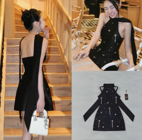 Simple A Line Scoop Neckline Short Birthday Dress Black Homecoming Dresses