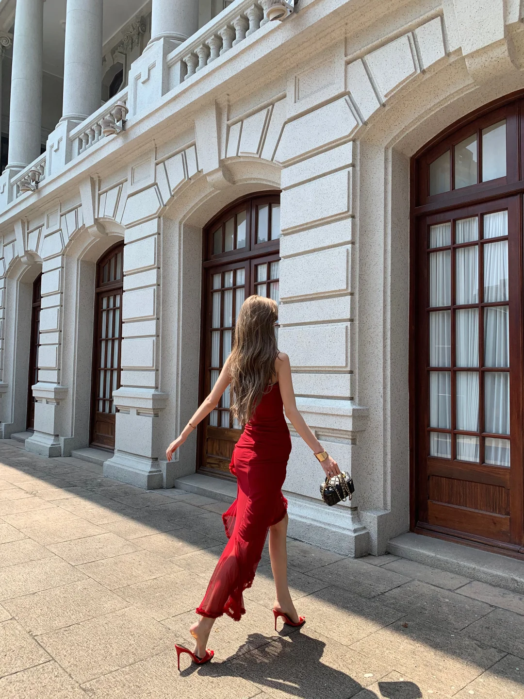 Burgundy Mermaid Spaghetti Straps Satin Long Prom Dresses Formal Dress