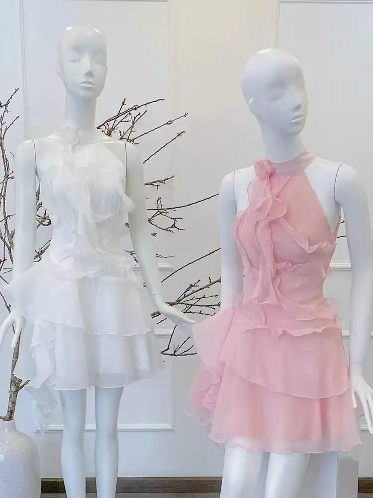 Cute A line Hlater 18th Birthday Dress Pink Homecoming Dresses
