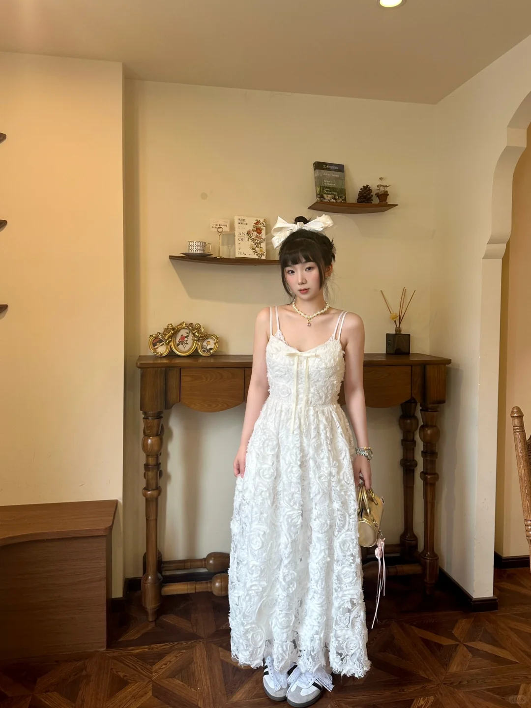 Princess A Line Spaghetti Straps Lace Long Prom Dresses Formal Dress