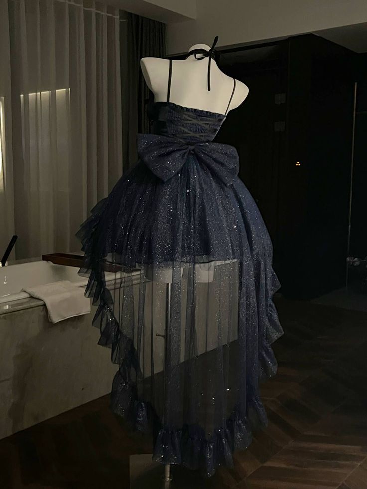 Sparkles Ball Gown Spaghetti Straps Tulle Sequin Short Homecoming Dress 19th Birthday Outfits