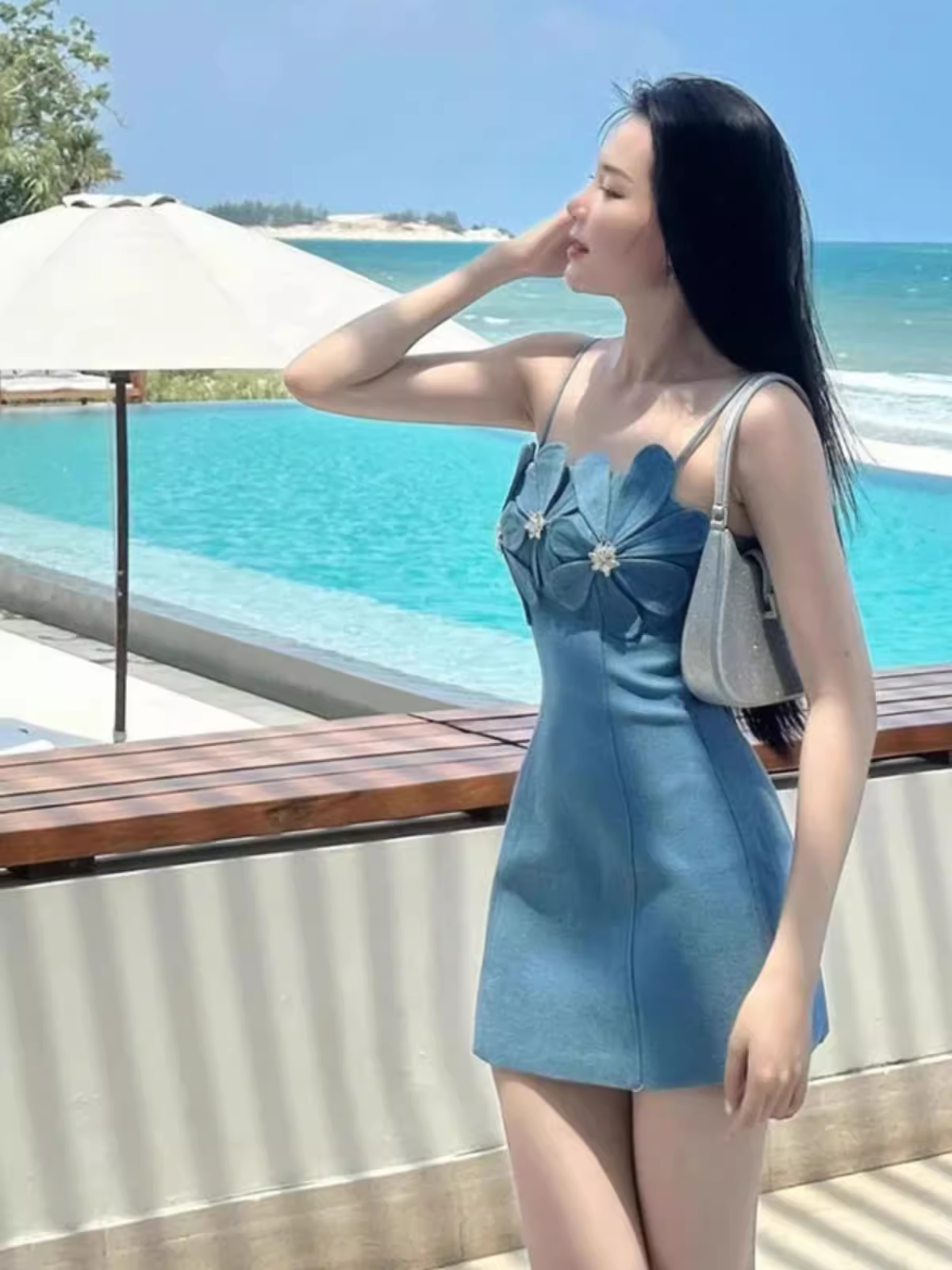 Elegant Sheath Straps Blue 18th Birthday Dress Short Homecoming Dresses