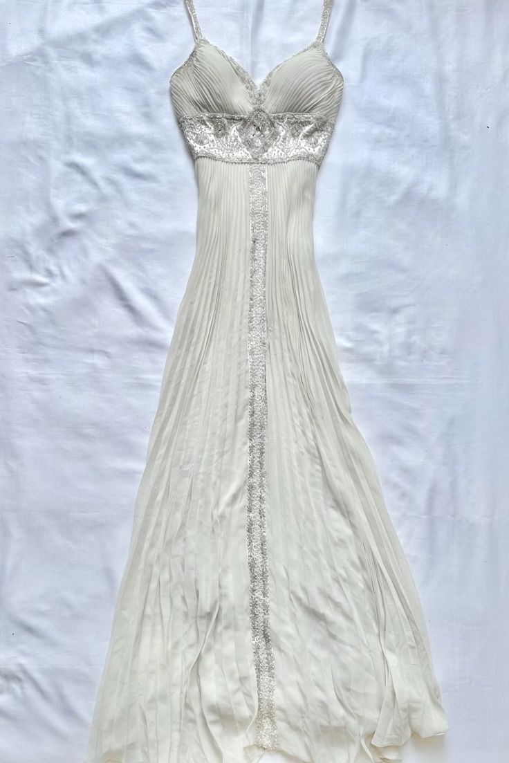 Pretty A Line Spaghetti Straps Chiffon Long Prom Dresses Formal Dress